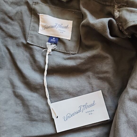 Universal Olive Green Hooded Jacket- Women's Size M - Picture 2 of 5